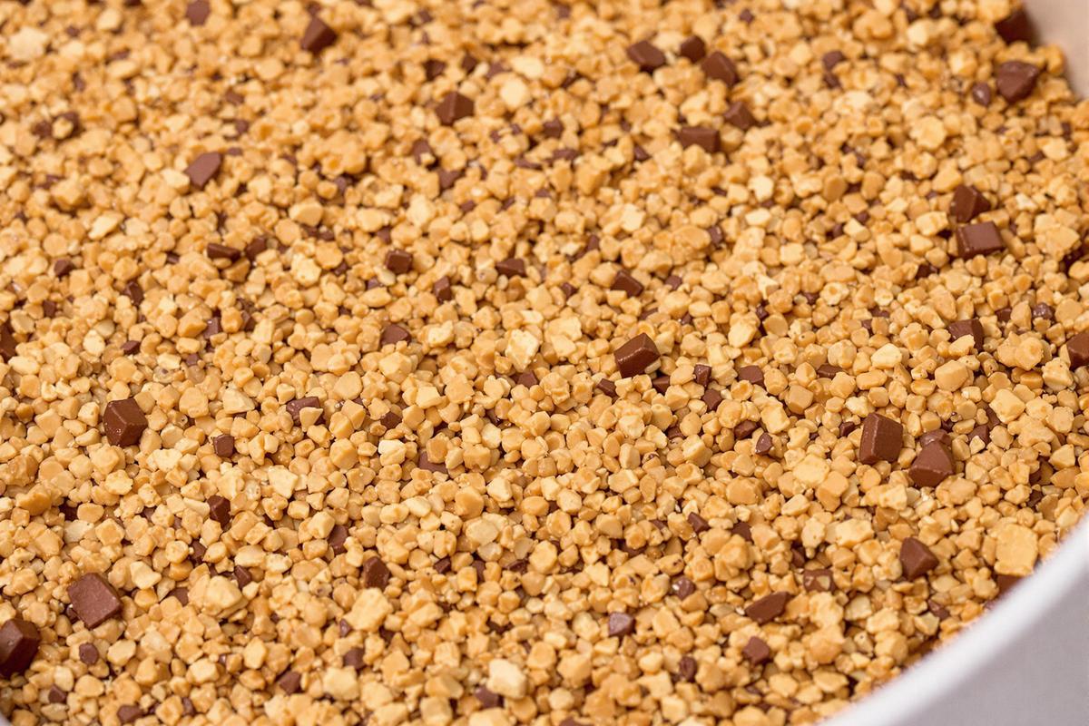 Biscuit croustillant pour fond de gâteau sans crêpe dentelle