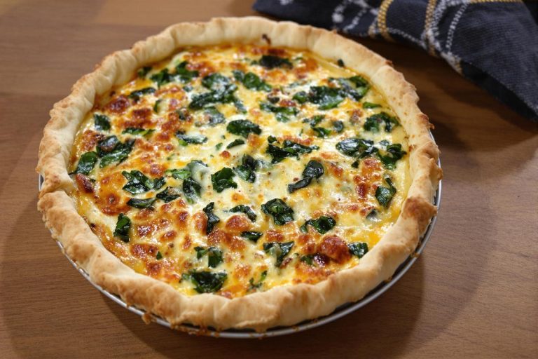 Temps de cuisson d'une quiche au four : chaleur tournante, température ?