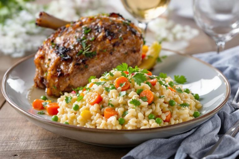 Ce risotto printanier, l'accompagnement idéal du gigot d'agneau.jpg
