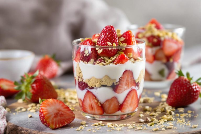 Délectez-vous avec le tiramisu fraise et skyr pistache : une recette légère approuvée par une diététicienne.jpg