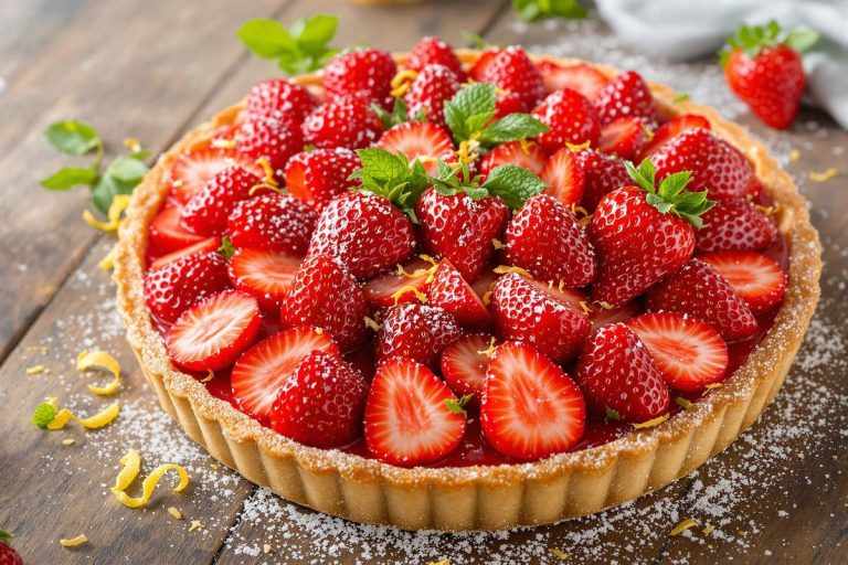 Ce dessert, je l’aime ! : voici la recette ultra gourmande de la tarte aux fraises de Nina Métayer !.jpg