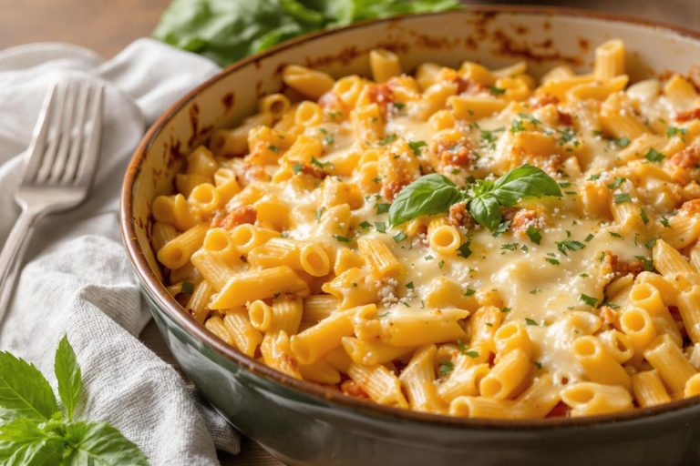 Ce gratin de pâtes au thon ne demande que 15 minutes de cuisson.jpg