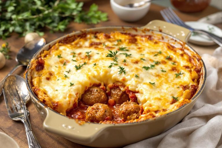 Recette de polenta et boulettes de viande en gratin.jpg