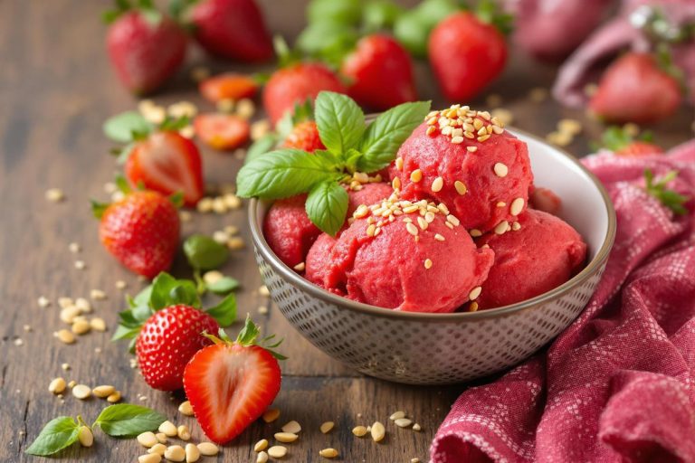 Ce chef livre son astuce pour préparer un délicieux sorbet aux fraises avec son blender.jpg