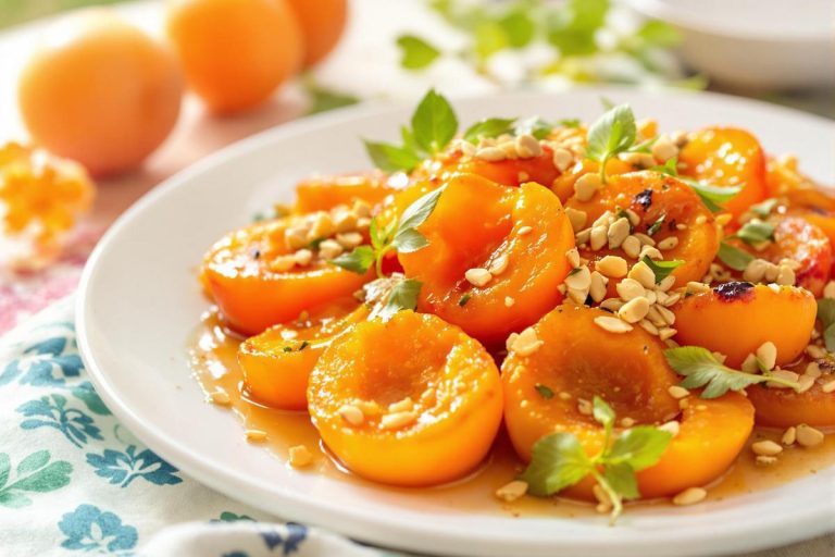 C'est la pleine saison des abricots ! La recette facile et l'herbe aromatique à glisser à l'intérieur.jpg
