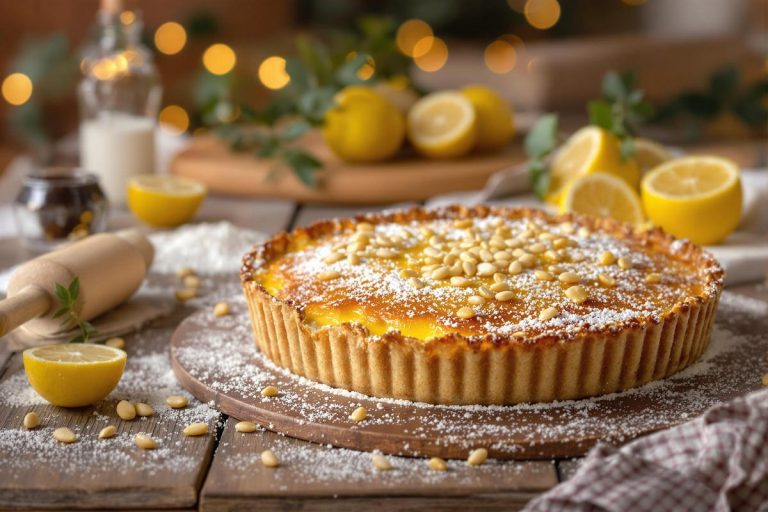 C'est la recette italienne à absolument connaître, voici la torta della nonna, mi-gâteau mi-tarte au citron.jpg