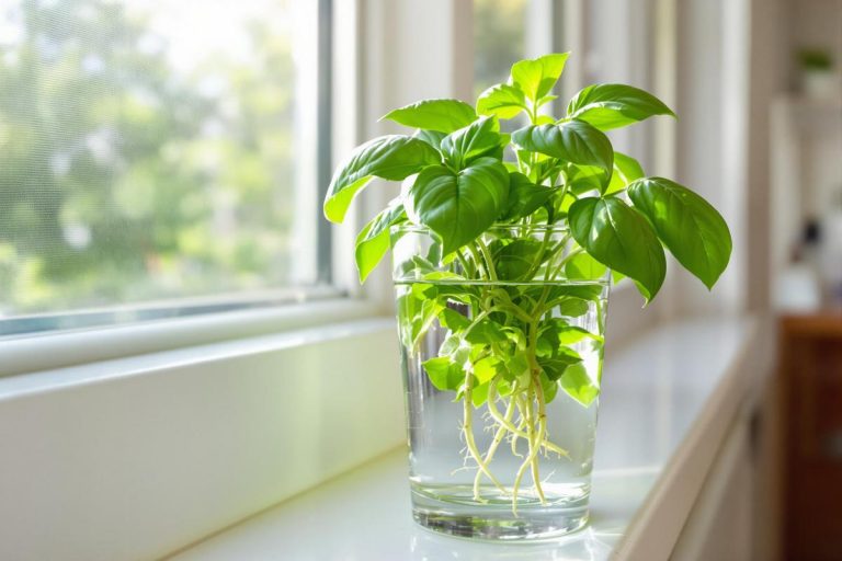 Connaissez-vous l'astuce du verre d'eau pour avoir du basilic frais tout cet été et faire des économies ?.jpg
