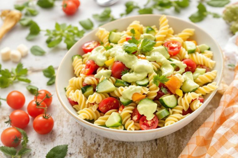 Je fais tout le temps cette sauce pour mes salades de pâtes, c'est léger, crémeux et ça change tout.jpg
