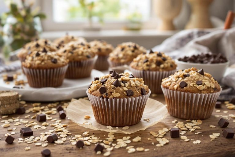 La recette saine pour se faire plaisir : les muffins aux flocons d'avoine et chocolat.jpg