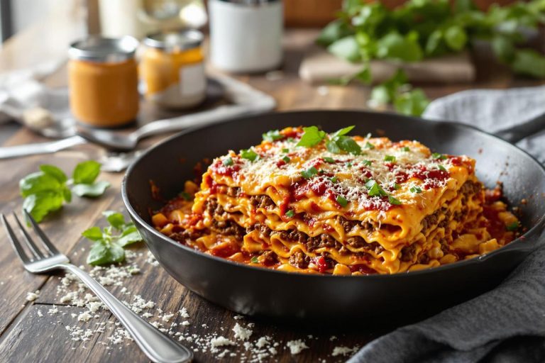 Pourquoi faire compliqué quand on peut faire simple ? : Laurent Mariotte propose sa recette de lasagnes à la poêle, rapide et sans four !.jpg