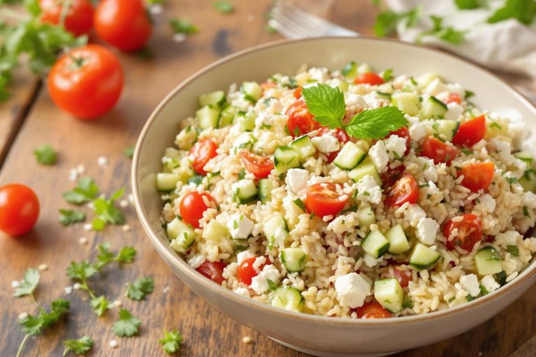 Recette de salade de riz à la feta, concombre et tomates.jpg
