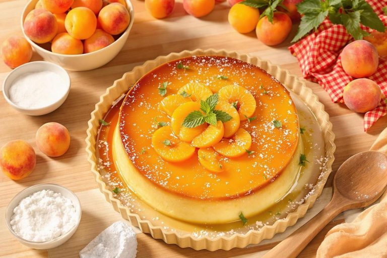 Ce flan à l’abricot est devenu mon dessert fétiche de l’été : impossible d’y résister (j'en fais chaque semaine).jpg