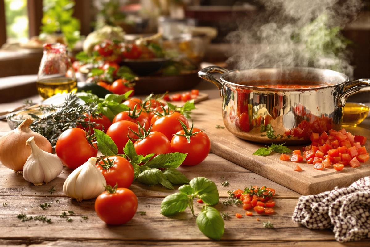 Faire votre sauce tomate maison n'a jamais été aussi simple avec cette recette. Voici comment la réaliser étape par étape..jpg