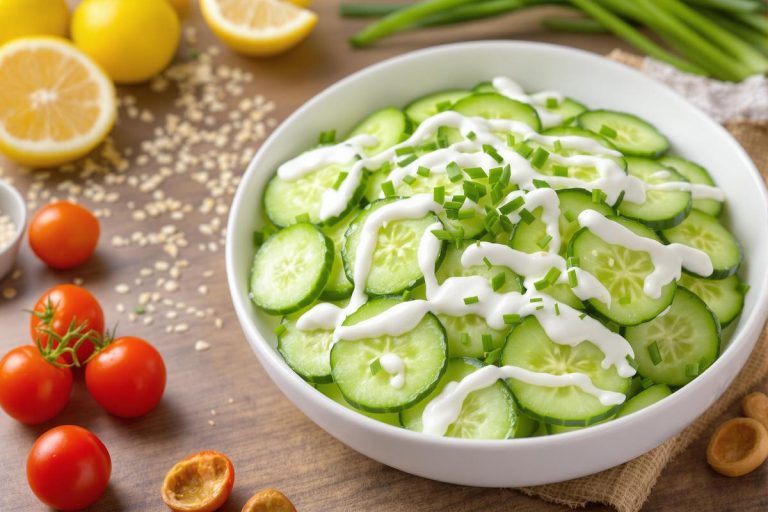 Je prépare cette salade de concombres à 3 ingrédients tout l'été, mon meilleur remède pour lutter contre la chaleur .jpg