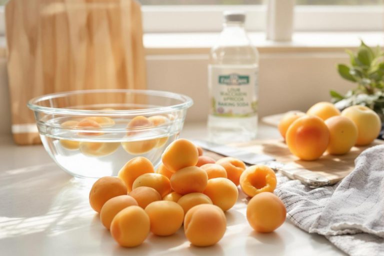 La meilleure façon de nettoyer les abricots pour éliminer les pesticides et prévenir les moisissures c'est celle-ci.jpg