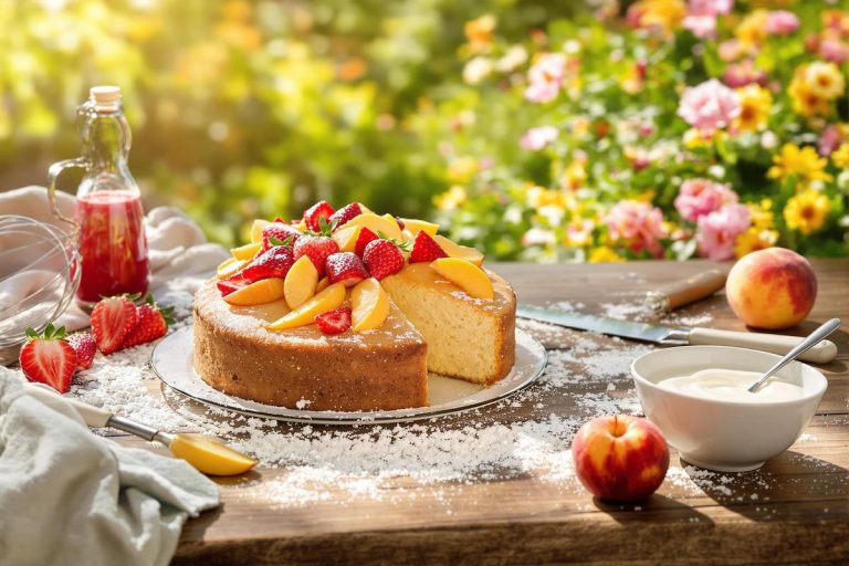 Le gâteau au yaourt qui sent bon l'été : fondez de plaisir pour cette recette gourmande et facile.jpg