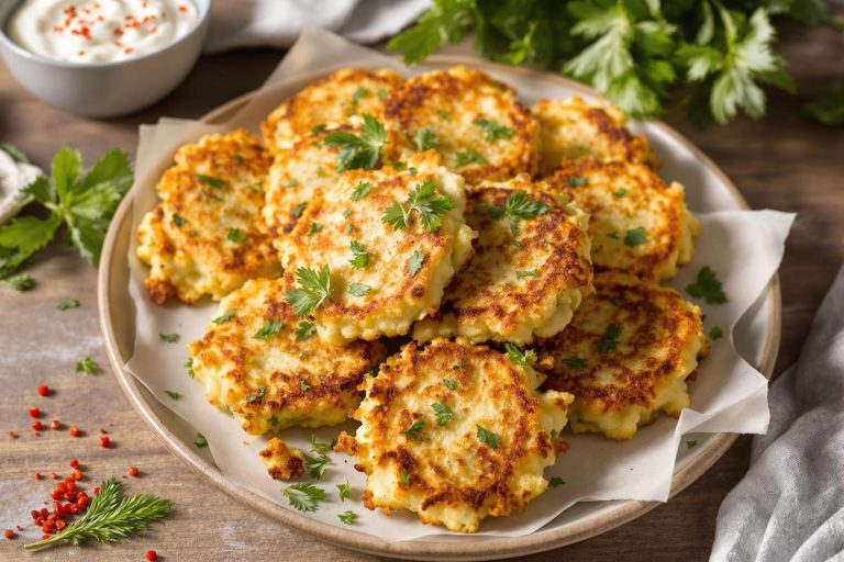 Les beignets de courgettes à la grecque, croustillants et parfumés, une manière originale de savourer ce légume d'été.jpg