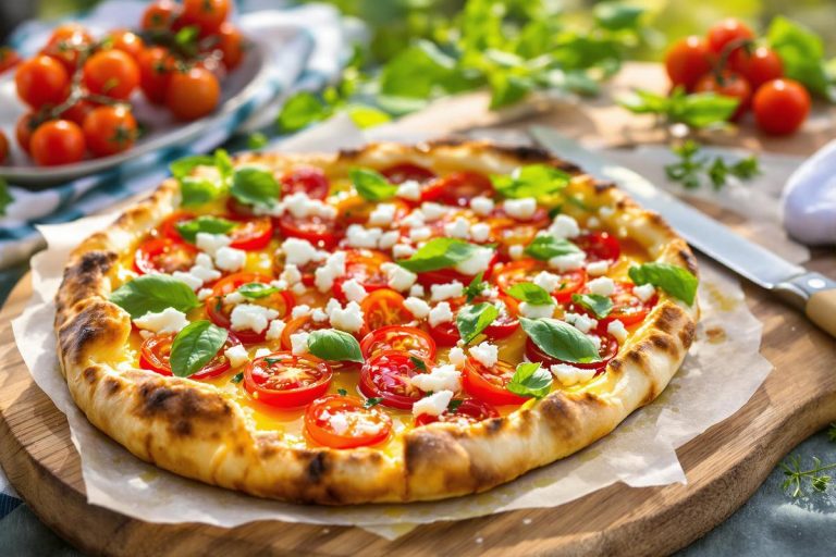 Recette de tarte rustique très facile aux tomates et fromage de chèvre .jpg