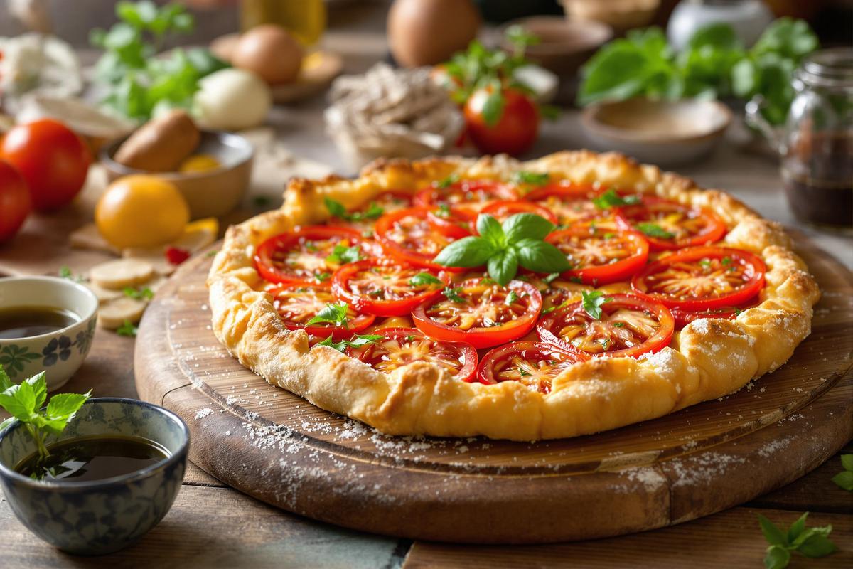 Tarte croustillante à la tomate : la bonne idée pour changer de la pâte feuilletée ou brisée.jpg