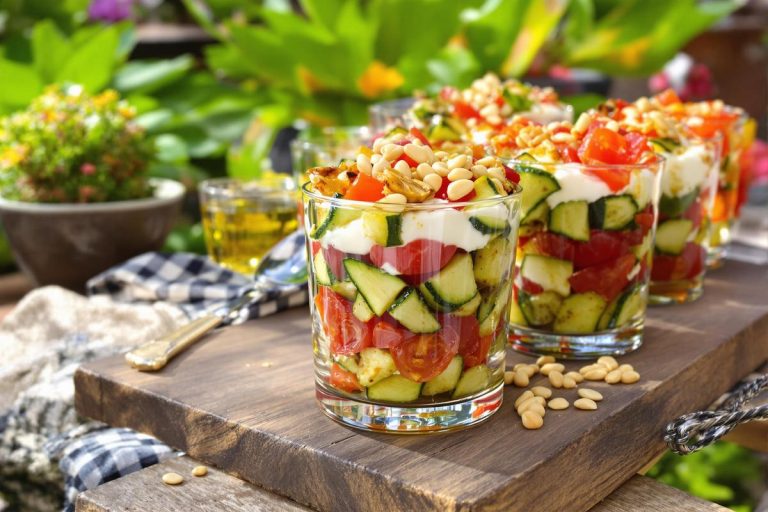 Verrines de courgettes, tomates confites et fromage frais : recette facile et savoureuse d'été.jpg