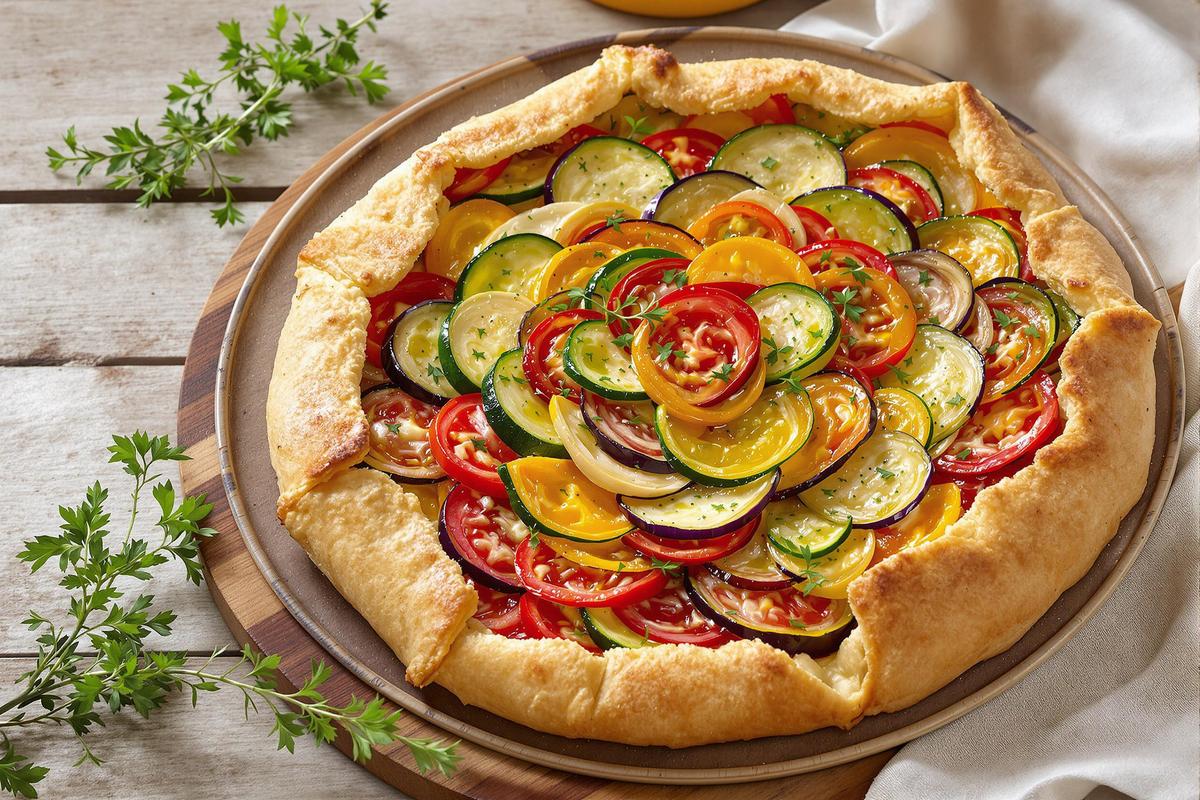 Vous allez adorer cette tarte façon tian de légumes, ça change de la recette classique.jpg